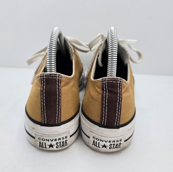 Converse | CTAS brown canvas sporty boho platform sneakers | WMS 7.5 - Picture 9 of 13